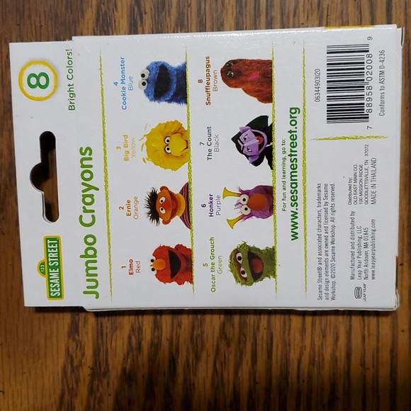 4 New Reading/Coloring/Flashcards-RainBoCorns-Bert&Ernie-Sesame Street-Landmarks - Picture 9 of 14